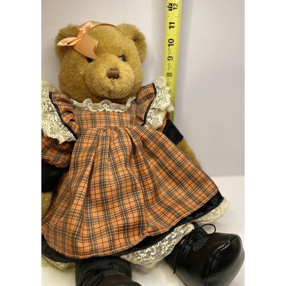 Applause Bears Catherine Remembrance Collection #12066 17" Plaid Lace - Picture 4 of 9